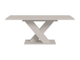 Table de salle à manger motion (lxhxp : env. 150x76x90 cm) avec plateau pied en x cachemire