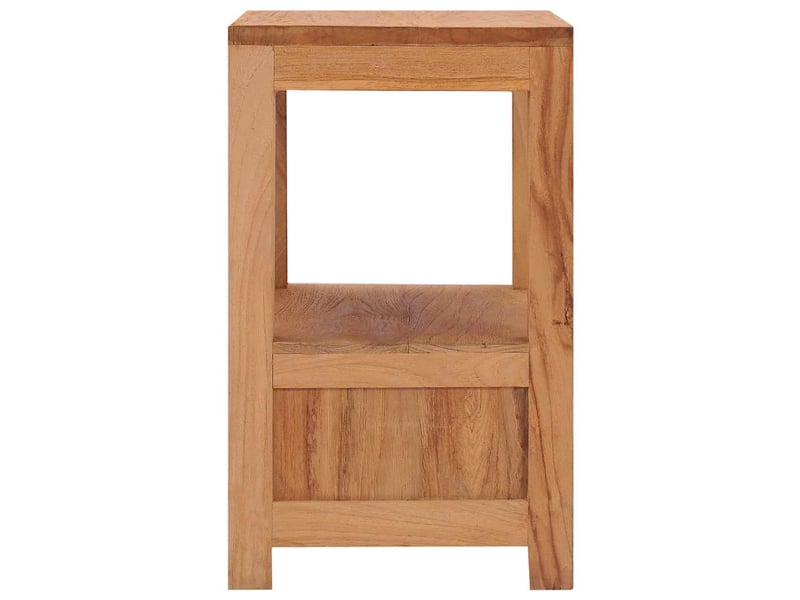  Table de chevet - cabinet de chevet - table de nuit 40x30x50 cm bois de teck massif  - Conforama C