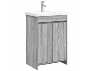 Ensemble de mobilier de salle de bain sonoma gris shl7891