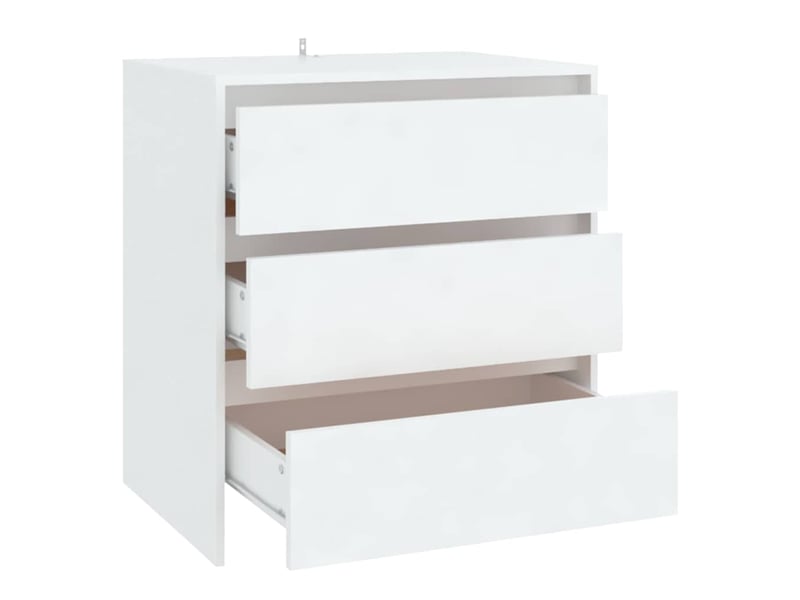  Buffet - bahut - meuble de rangement blanc 70x41x75 cm bois d'ingénierie  - Conforama E