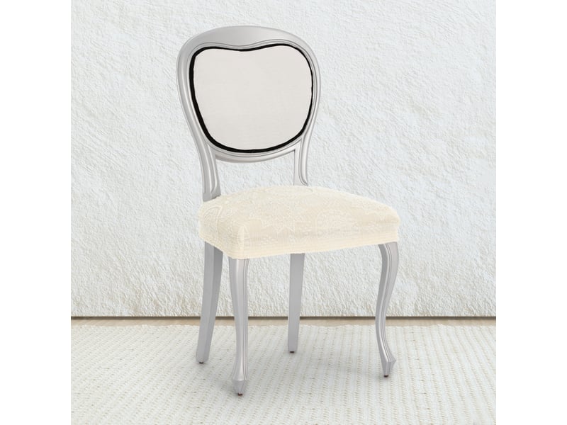 Lot de 2 housses de chaise salsa premium sans dossier  - Conforama C