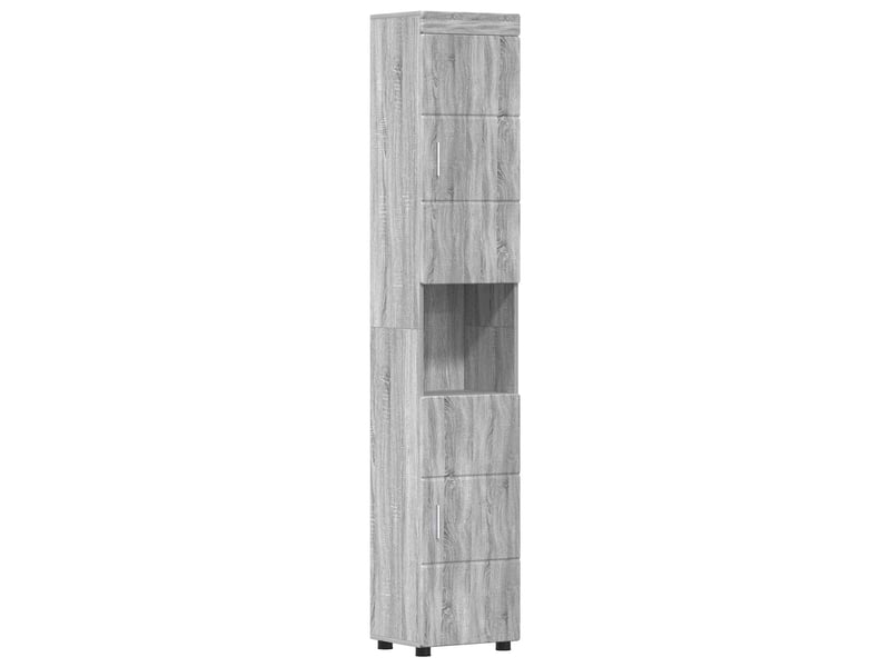  Ensemble d'armoire de salle de bain tulum gris sonoma cf62989  - Conforama A