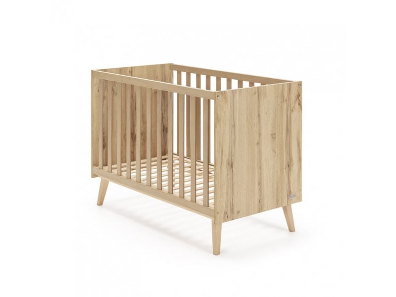  Lit 120 x 60 martha chêne MARTHA OAK - Conforama A