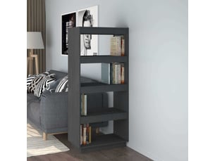 Bibliotheque coloris  gris  <strong></strong> <strong></strong> - 60 cm x 135 cm