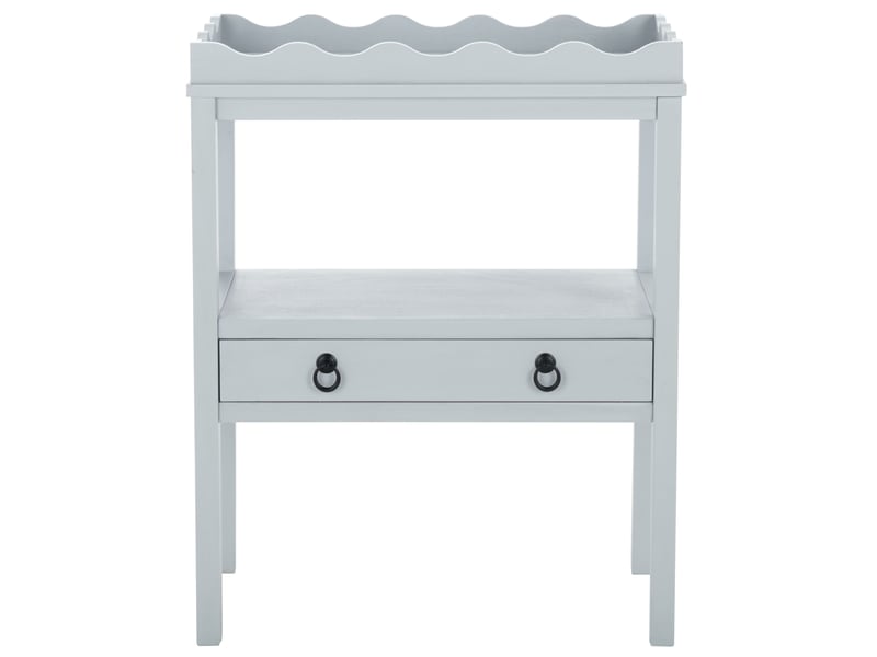  Table d'appoint en bois bleu  - Conforama B