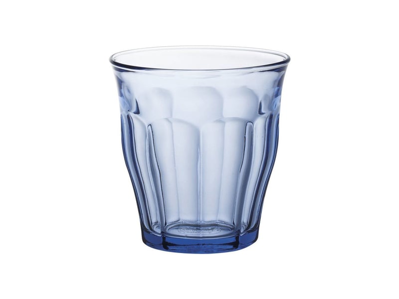  Verres en verre trempe picardie marine bleu marine 18 pieces DUR3550190504873 - Conforama A