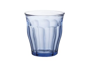 Verres en verre trempe picardie marine bleu marine 18 pieces