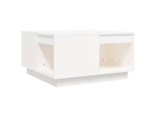 Table basse rectangulaire coloris blanc  