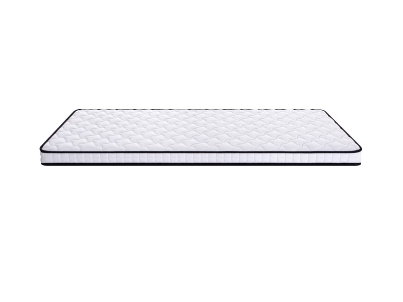 Matelas à ressorts ergonomique h3 avec soutien lombaire pour lit et canapé-lit en tissu et métal blanc 90 × 200 cm - Conforama A