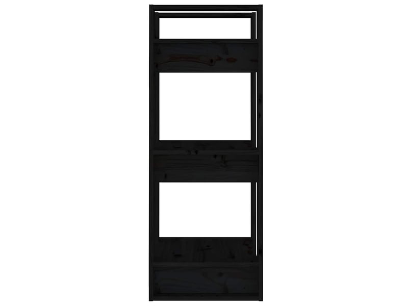  Bibliothèque, séparateur de pièce noir 41x35x91 cm pin solide  - Conforama D