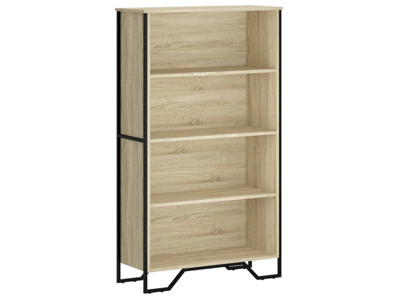  Bibliothèque, meuble de rangement salon chêne sonoma 80x31x137,5 cm bois d'ingénierie  - Conforama A