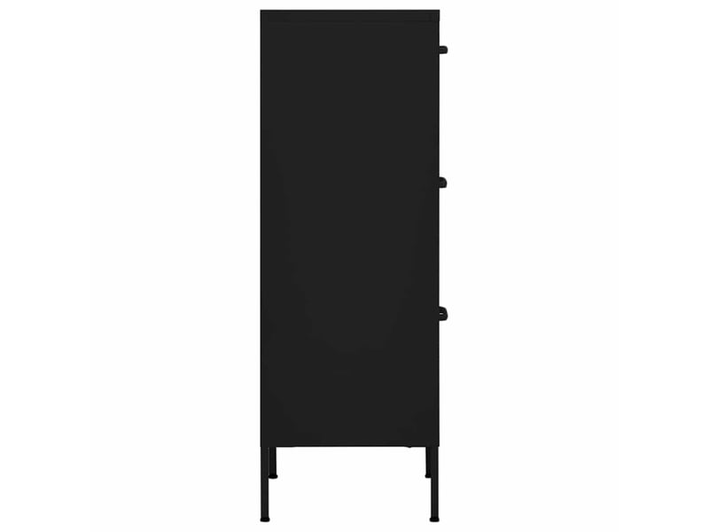  Armoire de rangement, rangement bureau noir 42,5x35x101,5 cm acier shl5605  - Conforama D