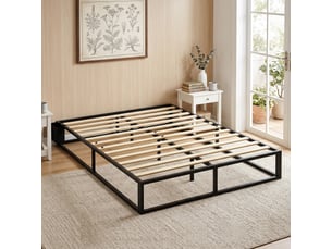 Lit avec rangement 140x190 cm <strong></strong>  <strong></strong> coloris noir