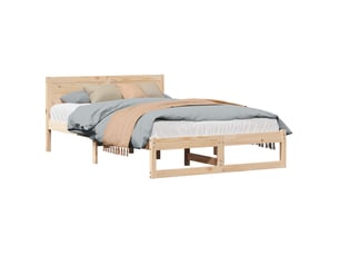 Lit 2 places 120x190cm    coloris marron