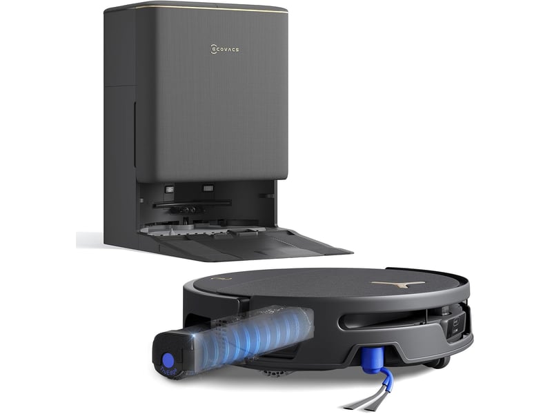 ECOVACS DEEBOT T90S Pro Omni Robot Aspirateur Laveur, 40000Pa, OZMO Roller 3.0, Anti-Enchevêtrement 40000Pa, OZMO Roller 3.0, YIKO - Conforama A
