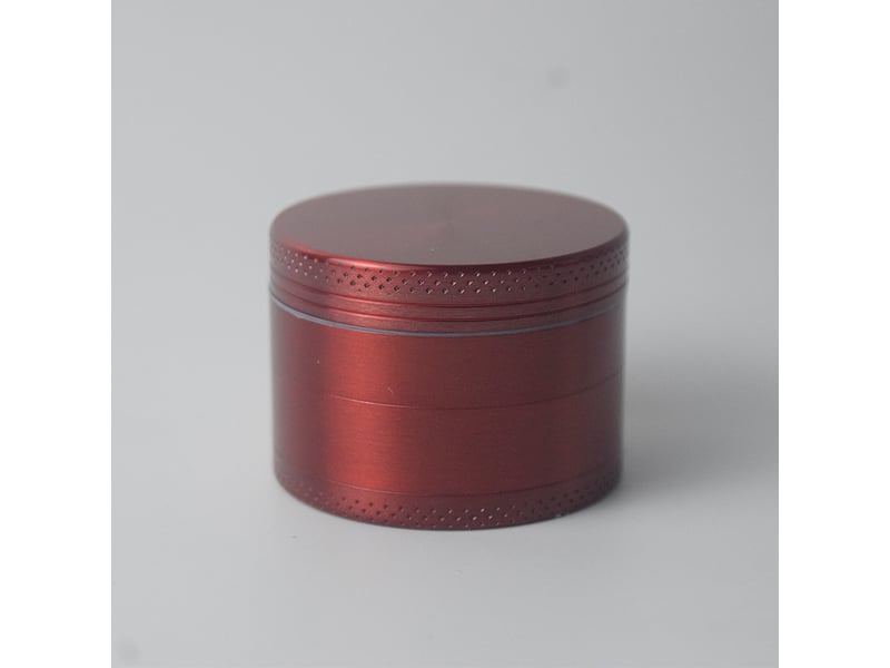  Moulin à herbes, broyeur à herbes sèches portable en alliage de zinc, diamètre63mm,rouge  - Conforama A