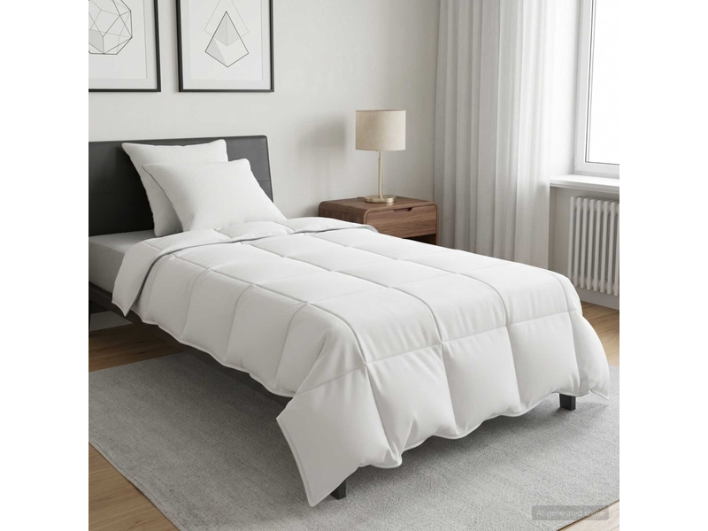  Ensemble de couette et oreillers de lit 3 pcs - duvet 155 x 220 cm hiver  - Conforama B