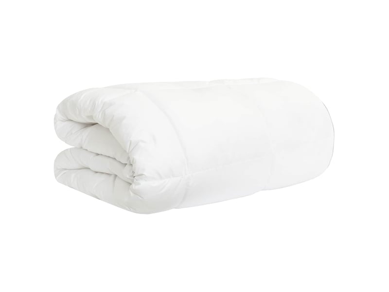  Couette - duvet d'été blanc 155 x 200 cm fibre de bambou  - Conforama C