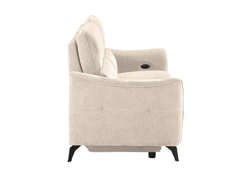  Canapé 3 places élec relax zéro gravity tissu waterproof beige - garios GARIOS - Conforama E