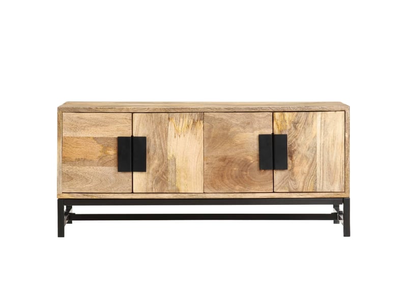  Vidaxl table basse 90x55x40 cm bois de manguier massif  - Conforama A