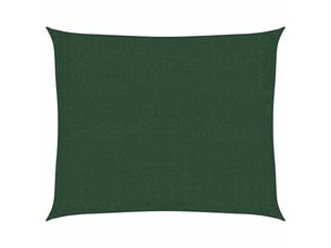 Voile d'ombrage - voile d'ombre - voile parasol 160 gm² vert foncé 2,5x3 m pehd