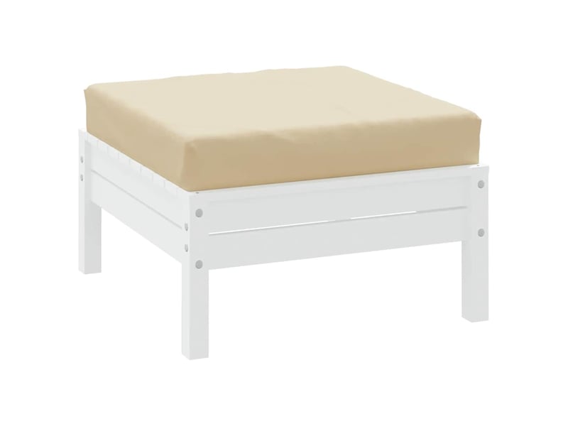  Coussin de palette, coussin de chaise, coussin de canapé beige 60x60x8 cm tissu oxford cf55291  - Conforama C