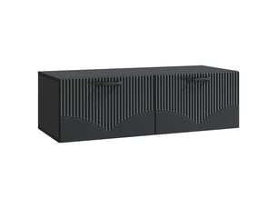Meuble tv coloris noir 98 cm   