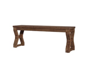 Banc  coloris marron <strong>TRIBESIGNS</strong> <strong></strong> - 140 cm