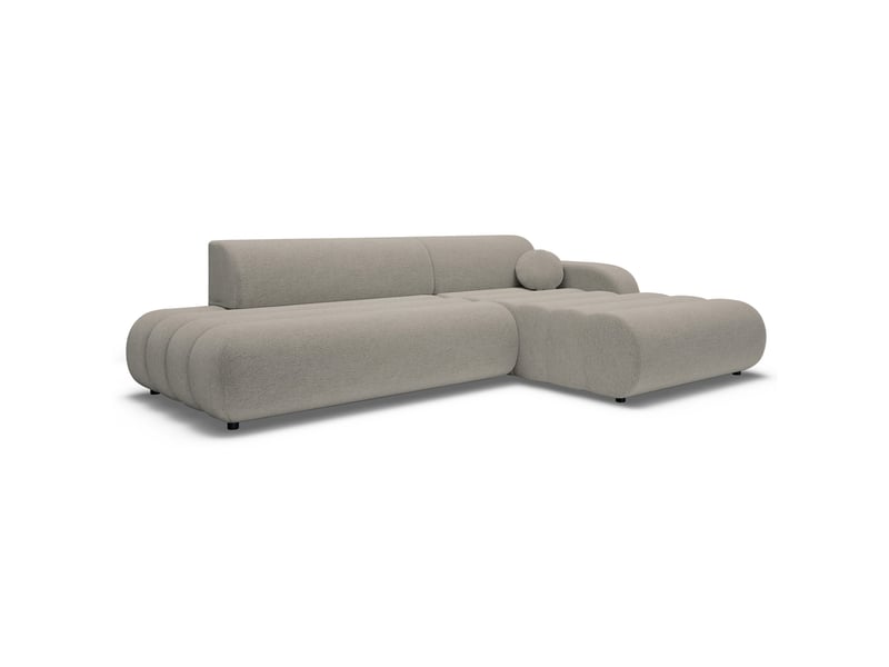 Selsey arione - canapé d'angle convertible - 283 cm - chenille gris clair Arione - Conforama A