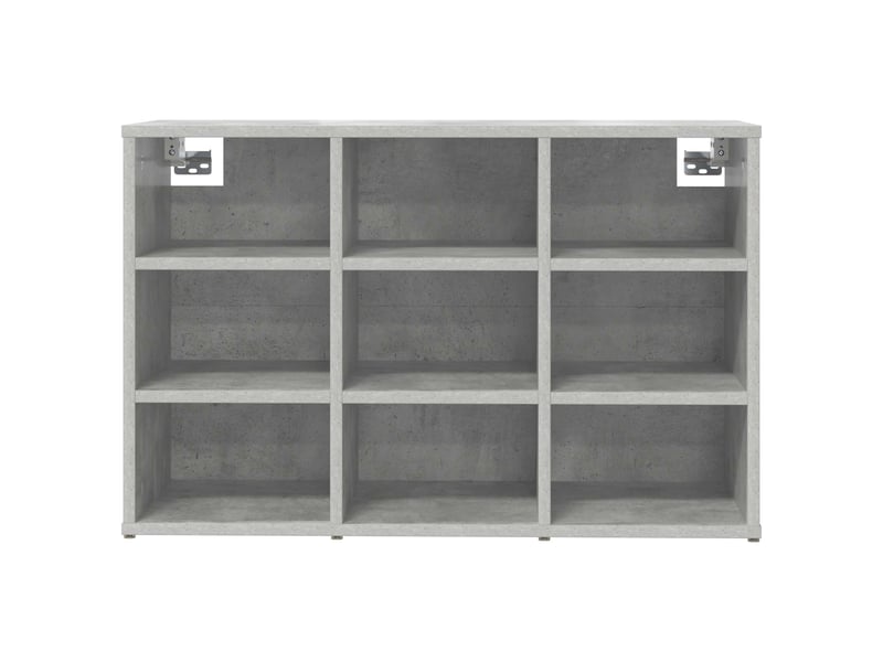  Meuble à chaussure, cabinet à chaussures 77,5x30x51 cm bois d'ingénierie shl227  - Conforama E