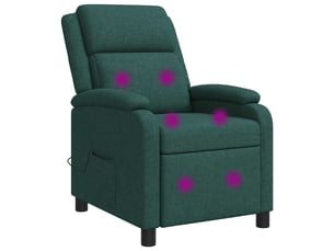 Fauteuil relax manuel VIDAXL  Polyester vert