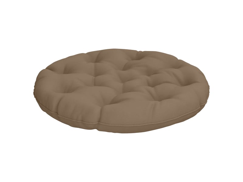  Coussin de chaise suspendue, coussin d'assise vianen 100 % polyester taupe cf54301  - Conforama A