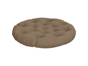 Coussin de chaise suspendue, coussin d'assise vianen 100 % polyester taupe cf54301