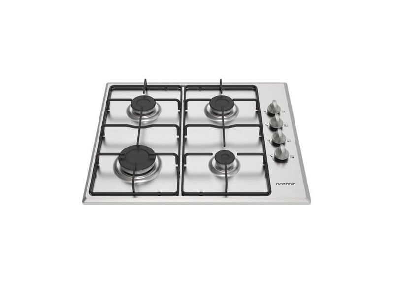 Plaque de cuisson - table a gaz table 4 foyers oceanic - gaz inox OCEATG4S1 - Conforama B
