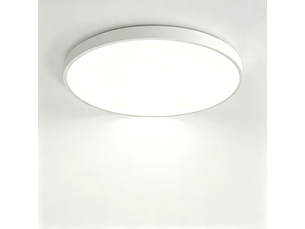Plafonnier led 54 w plat et rond blanc ø 50 cm | luminaire moderne blanc naturel 4000 k.