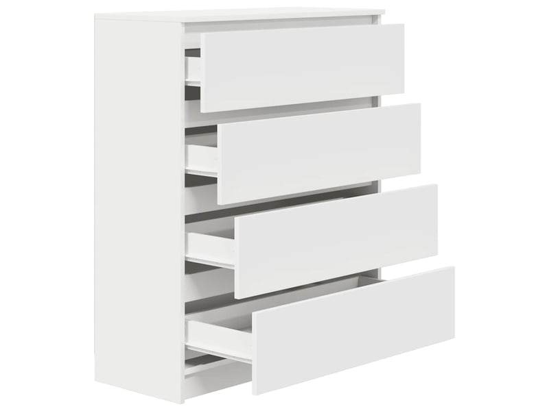  Buffet - bahut - meuble de rangement blanc 80x35x99 cm bois d’ingénierie  - Conforama E