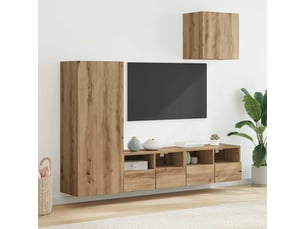 Meuble tv coloris bois clair  <strong></strong>  <strong></strong>