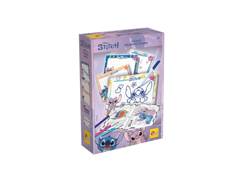  Studio de dessin stitch lisciani giochi avec ardoises effaçables et feutres LIS8008324117505 - Conforama A