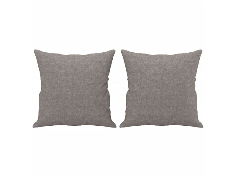  Canapé droit, sofa, canapé 2 places avec oreillers décoratifs taupe 120 cm tissu cf19991  - Conforama E