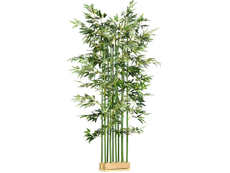  Bambou artificiel 35x35x180 cm en pot vert  - Conforama A
