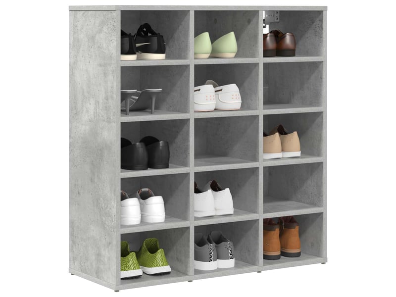 Meuble à chaussure, cabinet à chaussures 77,5x30x83,5 cm bois d'ingénierie shl5638 - Conforama C