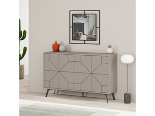 Console 0 tiroir(s)  coloris taupe <strong>DECONATION</strong> <strong></strong>