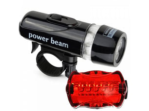 Avant ensemble de feux arriere velo led phare lampe de poche feu arriere nuit velo lampe kit vtt feu arriere lampe