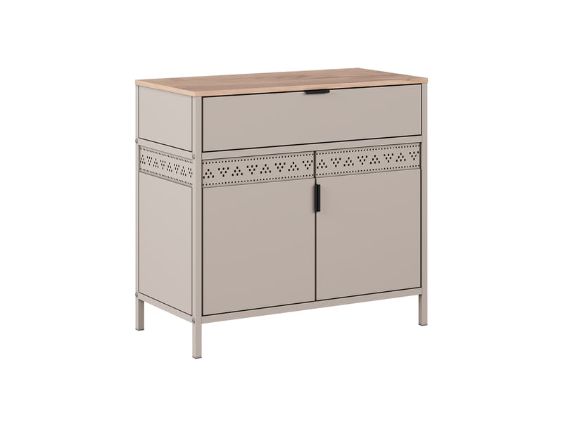  Vicco commode, grègechêne doré, 80x75.5cm  - Conforama A