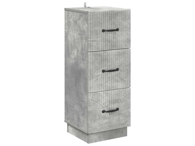  Armoire de rangement bureau, armoire à tiroirs 33 x 34.5 x 87 cm bois d'ingénierie shl6344  - Conforama A