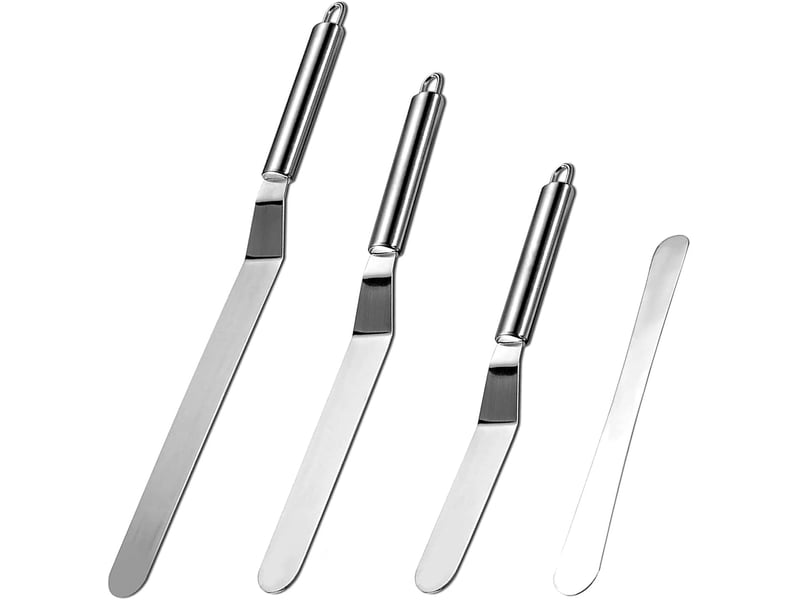 Spatule de pâtisserie anglaise en acier inoxydable – argentée - Conforama A