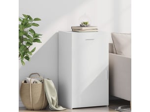 Buffet - bahut - meuble de rangement blanc 50x42,5x93 cm bois d'ingénierie