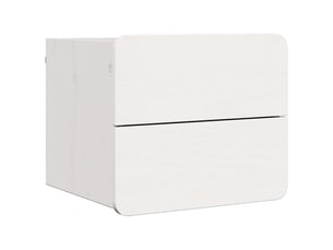 Table de chevet - cabinet de chevet - table de nuit blanc 39 x 34 x 33 cm bois de pin massif