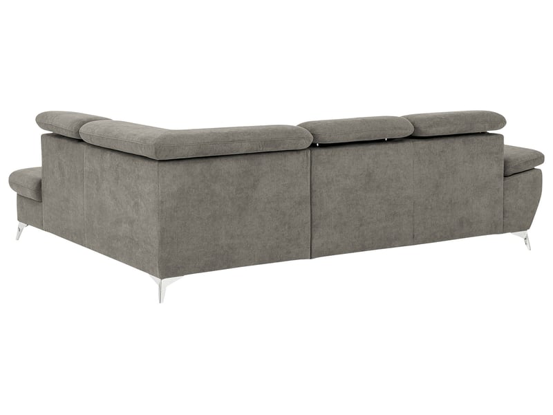 Canapé d'angle gauche convertible 4 places en tissu ALLY 2 coloris sable - Conforama D