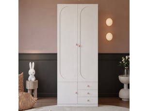 Armoire 2 porte(s) <strong></strong> <strong>OPULERANE TRADING LTD</strong> coloris blanc largeur 50 cm